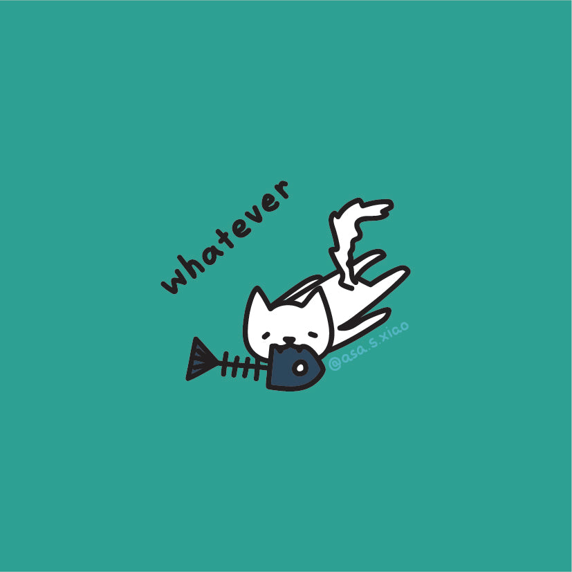 Original Matt Button Pin - Whatever