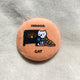 Original Plush Button Pin - Indoor Cat