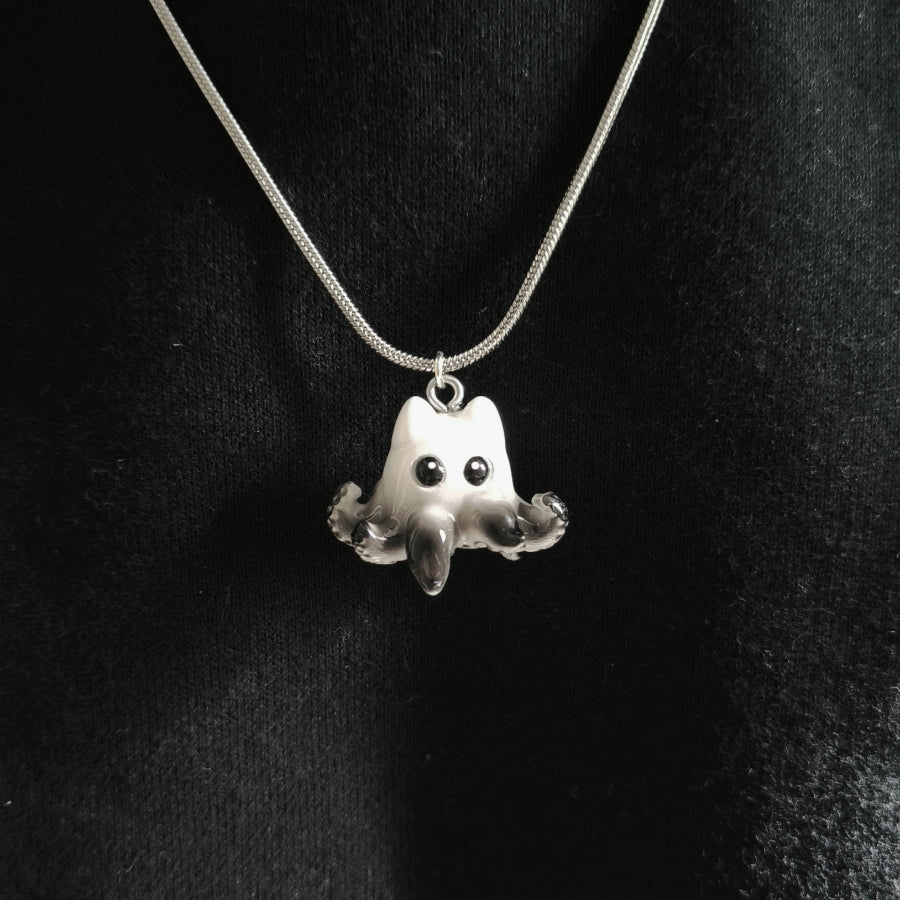 "The Great Old Meow" – Original Handcrafted Cthulhu-OctoCat Necklace