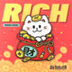 2-in-1 Cat Enamel Pin & Magnet - Golden Fortune Cat