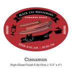 "Spice Cat" Chinese Spice Series Original Waterproof Stickers - Cinnamon
