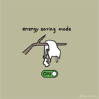Original Matt Button Pin - Energy Saving Mode
