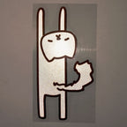 Original Reflective Car Decal Sticker - "Hanging On" Stretching Cat