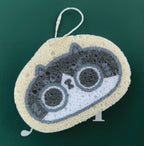 Tuxedo "Purr-fect Scrub" – Natural Wood Pulp & Cellulose Sponge