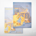 Winter-themed Original Postcards: Healing Moments with Kittens Set
